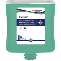 Estesol&reg; Hand, Hair and Body Cleaner, 2 L, Rain Forest, Plastic Cartridge Haskins Industrial Inc.