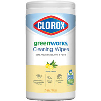 GreenWorks Cleaning Wipes, 75 Wipes Haskins Industrial Inc.