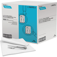 Serviettes de table Pro Signature, 1 pli, 15" x 15" Haskins Industrial Inc.