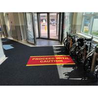 Tapis dentr&eacute;e Supreme Knob, Essuie-pieds/grattoir, 3-1/2' x 6' x 7/16", Charbon Haskins Industrial Inc.
