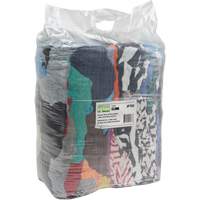Recycled Material Wiping Rags, Cotton, Mix Colours, 25 lbs. Haskins Industrial Inc.