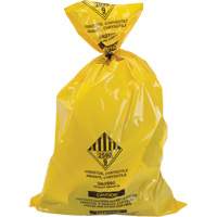 Hazardous Waste Liners, Asbestos, 40" L x 26" W, 3 mils Haskins Industrial Inc.