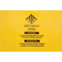 Hazardous Waste Liners, Asbestos, 40" L x 26" W, 3 mils Haskins Industrial Inc.
