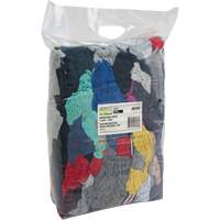 Recycled Material Wiping Rags, Cotton, Mix Colours, 10 lbs. Haskins Industrial Inc.