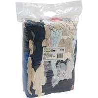 Recycled Material Wiping Rags, Fleece, Mix Colours, 10 lbs. Haskins Industrial Inc.
