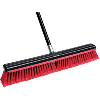 Squeegee Broom with Handle, 24", Medium, PVC Bristles Haskins Industrial Inc.