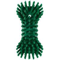 Hand Brush, Extra Stiff Bristles, 9-1/10" Long, Green Haskins Industrial Inc.