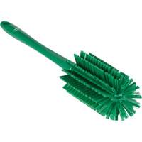 Brosse moyenne avec manche, Soies Ferme, Longueur de 17", Vert Haskins Industrial Inc.