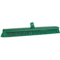 Balai-brosse robuste, Crins Fin/Ferme, 24", Vert Haskins Industrial Inc.