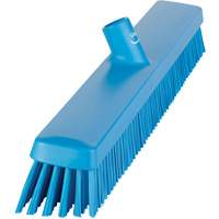 Balai-brosse robuste, Crins Fin/Ferme, 24", Bleu Haskins Industrial Inc.
