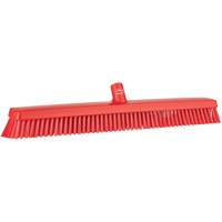 Balai-brosse robuste, Crins Fin/Ferme, 24", Rouge Haskins Industrial Inc.