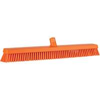 Balai-brosse robuste, Crins Fin/Ferme, 24", Orange Haskins Industrial Inc.