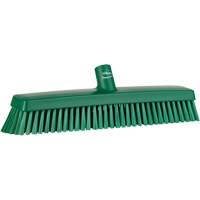 T&ecirc;te de balai-brosse, Crins Fin/Ferme, 16-1/2", Polyester/Polypropyl&egrave;ne, Vert Haskins Industrial Inc.