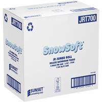Snowsoft Deluxe Bathroom Tissue, Jumbo Roll, 2 Ply, White Haskins Industrial Inc.