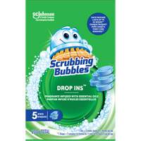 Scrubbing Bubbles&reg; Drop-Ins Toilet Cleaner Discs, 200 g, Tablet Haskins Industrial Inc.