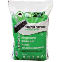 Pine Sweep Biodegradable Sweeping Compound, Bag, 44 lbs. (20 kg) Haskins Industrial Inc.