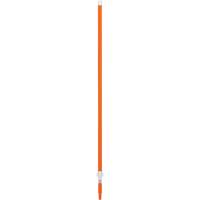 Manche, Balai/Brosse/Vadrouille &agrave; &eacute;pousseter/Support &agrave; tampon/Grattoir/Raclette/Vadrouille humide, Orange, T&eacute;lescopique, 62" - 109-2/5" lo Haskins Industrial Inc.