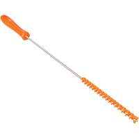 Tube Brush, Stiff Bristles, 19-7/10" Long, Orange Haskins Industrial Inc.