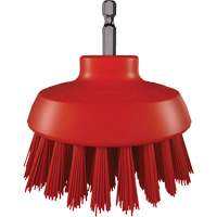 Brosse ronde HyDrive pour perceuse, Soies Tr&egrave;s ferme, Longueur de 3-1/10", Rouge Haskins Industrial Inc.