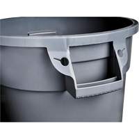 Grey Titan Garbage Container, Plastic, 20 US gal. Haskins Industrial Inc.