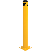 Borne, Acier, 42" h x 5-1/2" la, Jaune Haskins Industrial Inc.