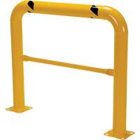 High Profile Machinery Guards, 4' W x 3.5' H, Yellow Haskins Industrial Inc.