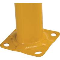 High Profile Machinery Guards, 4' W x 3.5' H, Yellow Haskins Industrial Inc.