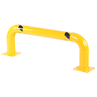 Low Profile Rack Guards, 4' W x 1.4' H, Yellow Haskins Industrial Inc.