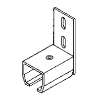 Curtain Partition Wall Mount End Connector Haskins Industrial Inc.