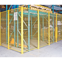 Wire Mesh Partition Components - Universal Posts, 10-1/4' H Haskins Industrial Inc.