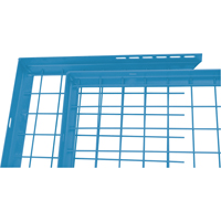 Wire Mesh Partition Components - Adjustable Filler Panels Haskins Industrial Inc.