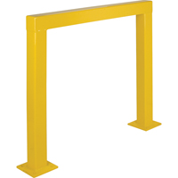 Safety Guards, 4' W x 3.5' H, Yellow Haskins Industrial Inc.