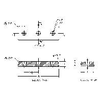 Butoirs de quai en caoutchouc moul&eacute;s, Caoutchouc, 30" la x 4" p x 10" h Haskins Industrial Inc.