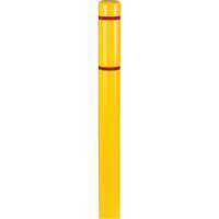 Capuchons en polyethylene pour borne de protection, 4-1/2" dia. x 52" l, Jaune Haskins Industrial Inc.