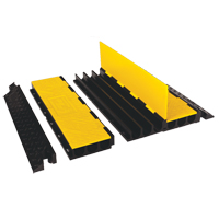 Yellow Jacket&reg; Cable Protector System, 3 Channels, 36" L x 18.5" W x 3" H Haskins Industrial Inc.