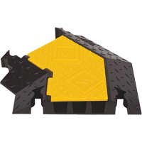Yellow Jacket&reg; 3-Channel Heavy Duty Cable Protector - Left Turn Haskins Industrial Inc.