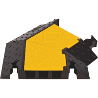 Yellow Jacket&reg; 3-Channel Heavy Duty Cable Protector - Right Turn Haskins Industrial Inc.