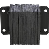 Butoir de quai lamell&eacute;, Horizontal, Caoutchouc, 12" la x 6" p x 10" h Haskins Industrial Inc.