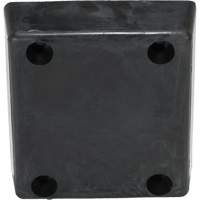 Molded Dock Bumper, Reinforced Rubber, 12" W x 4" D x 13" H Haskins Industrial Inc.