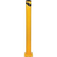 Bollard, Steel, 48" H x 4-1/2" W, Yellow Haskins Industrial Inc.