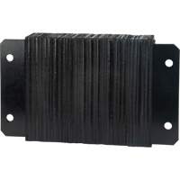 Butoirs de quai lamell&eacute;s, Horizontal, Caoutchouc, 18" la x 4" p x 12" h Haskins Industrial Inc.