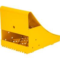 Ice Chocks, Steel, Yellow, 8-1/16" W x 10-5/8" D x 8-13/16" H Haskins Industrial Inc.