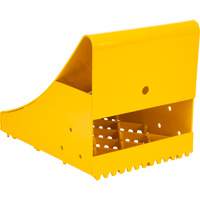 Ice Chocks, Steel, Yellow, 8-1/16" W x 10-5/8" D x 8-13/16" H Haskins Industrial Inc.
