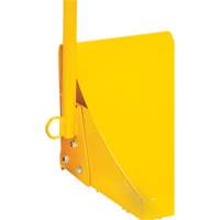 Ice Chock with Ergonomic Handle, Steel, Yellow, 8-1/16" W x 10-5/8" D x 8-13/16" H Haskins Industrial Inc.