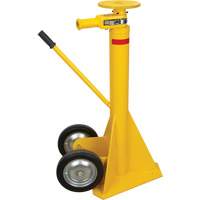 Cric &agrave; rochet pour remorque &agrave; capacit&eacute; statique de 100 000 lb, Cap. de levage 20 tonnes Haskins Industrial Inc.