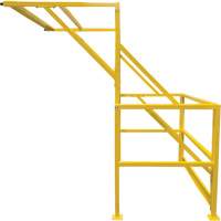 Barri&egrave;re de s&eacute;curit&eacute; pour mezzanine, 70" lo x 77" ha, 78" &eacute;lev&eacute;e, Jaune Haskins Industrial Inc.