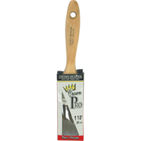 Straight Pro Paint Brush, Poly/Nylon, Wood Handle, 1-1/2" Width Haskins Industrial Inc.