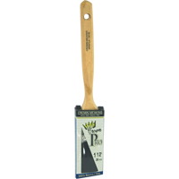 Crown Pro Straight Paint Brush, Bristle, Wood Handle, 1-1/2" Width Haskins Industrial Inc.