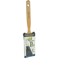 Crown Pro Straight Paint Brush, Bristle, Wood Handle, 2" Width Haskins Industrial Inc.