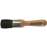 Stencil Brush, Natural Bristles, Wood Handle, 1" Width Haskins Industrial Inc.